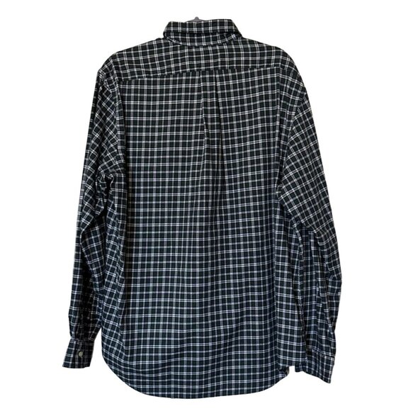 Men's Ralph Lauren Brand Green Button-Down Casual Plaid Shirt 100% Cotton Size X - Picture 2 of 16